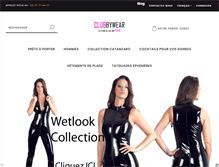 Tablet Screenshot of clubbywear.com